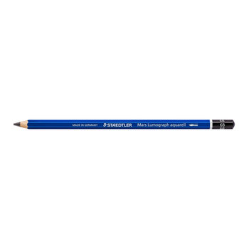 Ołówek akwarelowy, sześciokątny, 6B - Staedtler