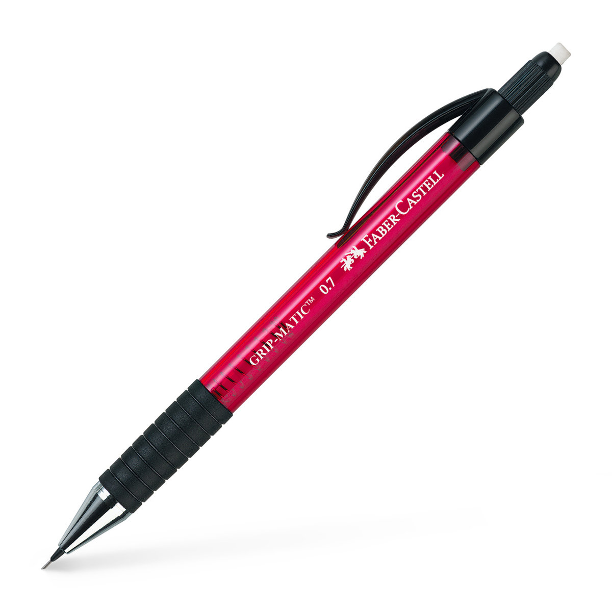 Zdjęcia - Ołówek Faber-Castell  automatyczny 0.7mm Grip-Matic  1377 - czerwony 