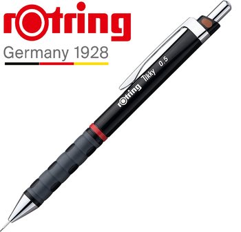 Ołówek automatyczny Rotring Tikky III Cc 0,5 Czarny Korpus - 1904695 - ROTRING