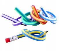 Ołówek Giętki Antystresowy Ołówki Z Gumką Elastyczny Hb Giętkie Elastyczne Jelly Pens