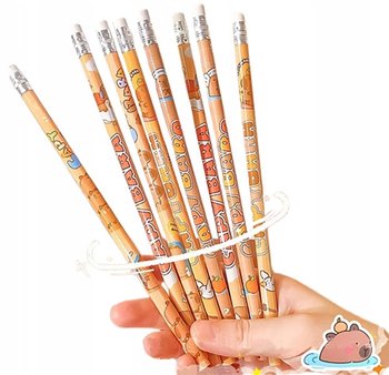 ołówek ołówki z gumką KAPIBARA szkolny dziecięcy dla dzieci HB do szkoły - Jelly Pens