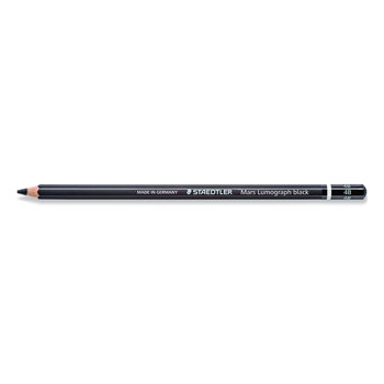 Ołówek sześciokątny, 4B, czarny - Staedtler