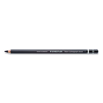 Ołówek sześciokątny, 8B, czarny - Staedtler