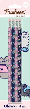 Ołówki drewniane HB St.Majewski Pusheen The Cat 4 sztuki kot - St.Majewski