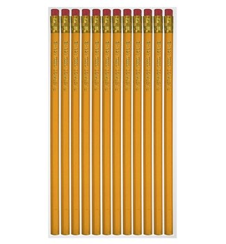 Ołówki drewniane z gumką 12 szt Titanum - Titanum