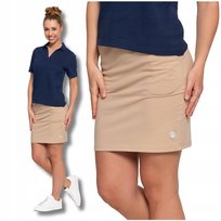 Ołówkowa SPÓDNICA Damska Spódniczka Dresowa z Kieszeniami Wiązana MORAJ XS