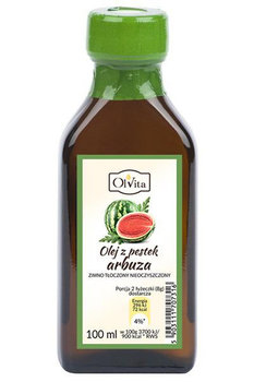 Olvita Olej z pestek arbuza zimnotłoczony nieoczyszczony - 100 ml - Olvita