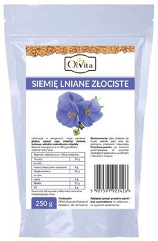 Olvita Siemię Lniane Złociste 250G - Olvita