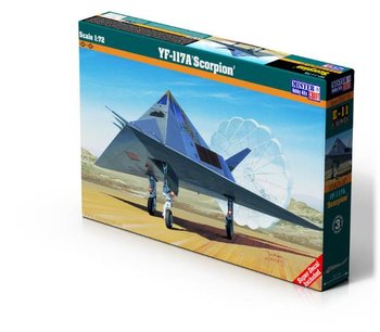 Olymp Aircraft, YF-117A "Scorpion" 1:72 (E-11), Model samolotu do sklejania - Mistercraft