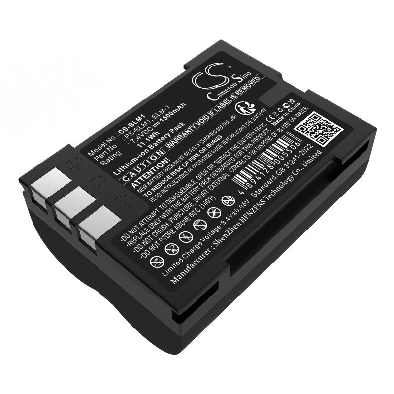 Cameron Sino Batteria 1500mAh 7.4V Li-ion Per Ricetrasmettitori Hytera E HYT – Compatibile Con PD500, PD600, TD500 E Molti Altri