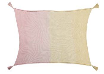 OMBRE VANILLA soft pink kocyk bawełniany 100x120cm - Lorena Canals