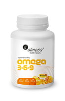 Omega 3-6-9 270/200/195 mg suplement diety 90 kapsułek || Aliness
