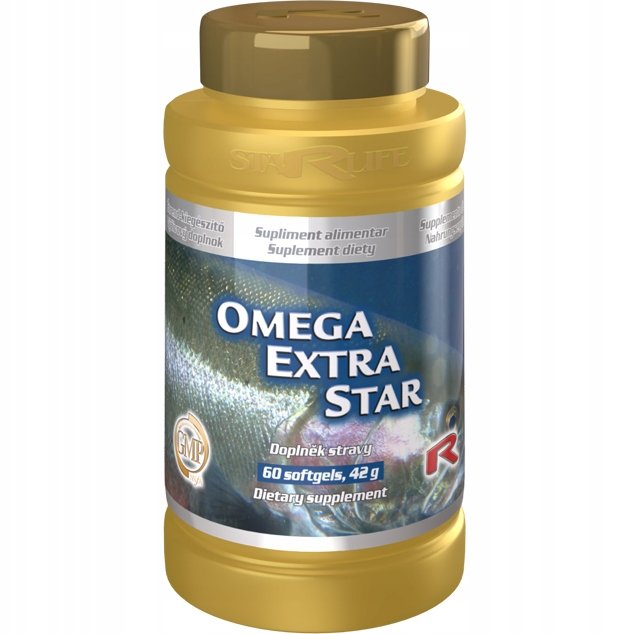 Empik OMEGA EXTRA STAR - Starlife - kwasy tłuszczowe Omega-3 + witamina E