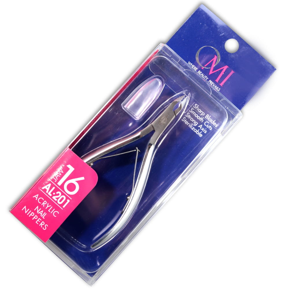 Zdjęcia - Narzędzie do manicure OMI Brotherhood Omi Pro-Line Cążki Al-201 Acrylic Nail Nippers Jaw16/6mm Lap Joint 