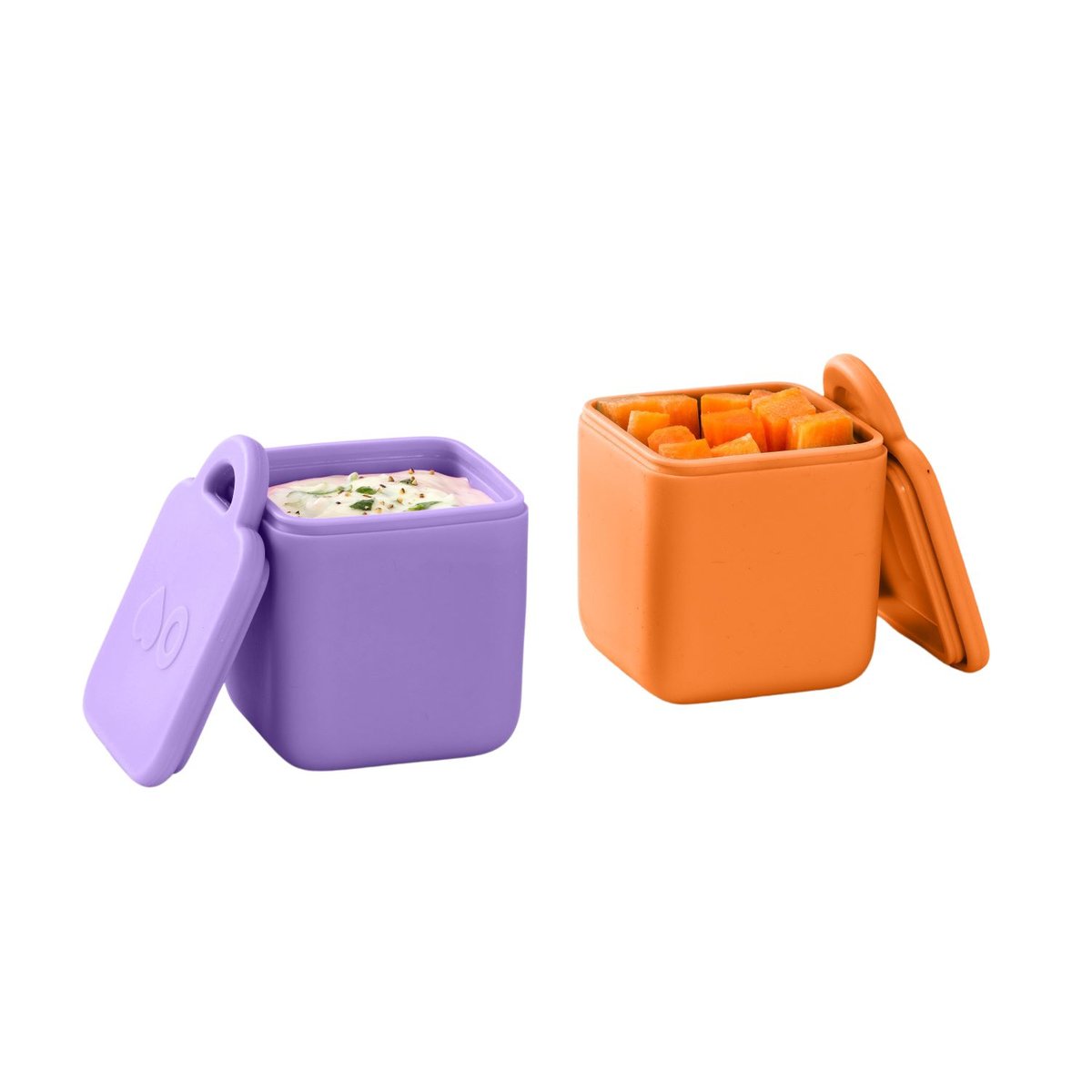 Zdjęcia - Pojemnik na żywność Orange OMIE OMIEDIP dwa szczelne pojemniczki, Purple 