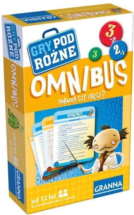 Omnibus. Prawda czy fałsz?, gra planszowa, GRANNA