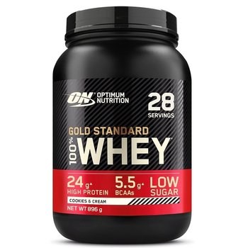 ON 100% Whey Gold 900g Cookies Cream - Optimum Nutrition