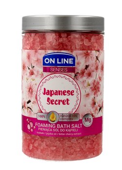On Line, Senses, pieniąca sól do kąpieli Japanese Secret, 480 g - On Line