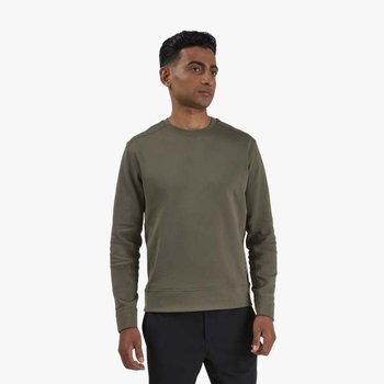 On Running Crew Neck Sweatshirt Olive - M - ON RUNNING