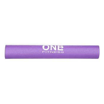 One Fitness, Mata do jogi, YM01, fioletowy, 173x61 cm - One Fitness