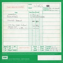 One Hand Clapping – The Backyard Paul McCartney, Wings