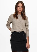 ONLY SWETER DAMSKI BEŻOWY DO BIODER CASUAL M 16EA ONLY