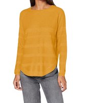 ONLY SWETER Z DŁUGIM RĘKAWEM DAMSKI ŻÓŁTY M 1SPI ONLY