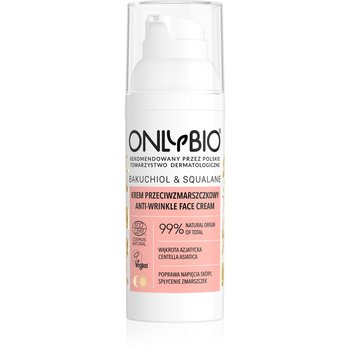 Onlybio, Bakuchiol & Squalane, krem przeciwzmarszczkowy do twarzy, 50 ml - ONLYBIO