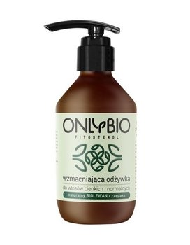OnlyBio, Fitosterol, odżywka wzmacniająca do włosów cienkich i normalnych z olejem ze słonecznika, 250 ml - ONLYBIO