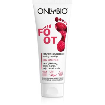 OnlyBio, Foot, naturalnie złuszczający peeling do stóp, 75 ml - ONLYBIO