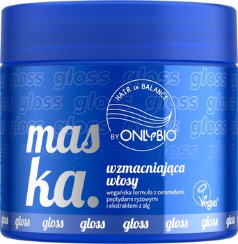 ONLYBIO VOLUME GLOSS MASKA WZMACNIAJĄCA WŁÓKNA WŁOSA 280ML - ONLYBIO