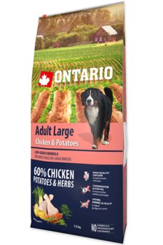 ONTARIO- Adult Large z kurczakiem i ziemniakami 12 kg - Ontario