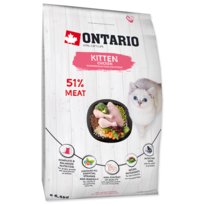 Ontario Cat Kitten Chicken 6,5Kg Karma Dla Kociąt Z Kurczakiem
