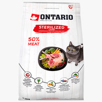 Ontario Cat Sterilized kot kastrowany jagnięcina 2 kg