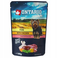 ONTARIO saszetka wieprzowina z Kurczakiem w rosole 100g (214-3062)