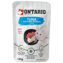 Ontario Tuna mokra karma dla kota tuńczyk saszetka 80g x 15szt.