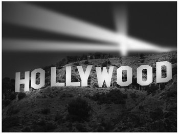 Oobrazy, Fototapeta, Night in Hollywood, 200x150 cm - Oobrazy
