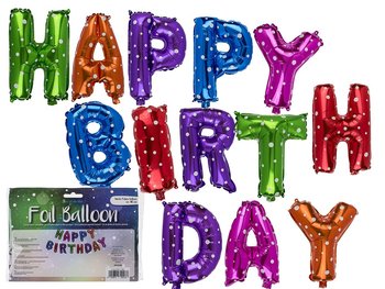 Ootb, zestaw 13 kolorowych balonów, Happy Birthday, 40 cm - OOTB
