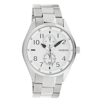 Oozoo Damski zegarek na rękę Czasomierze analogowy Metal srebrny UOC10630 - Oozoo