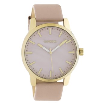 Oozoo damski zegarek na rękę Timepieces Analog Leather różowy UOC10727 - Oozoo