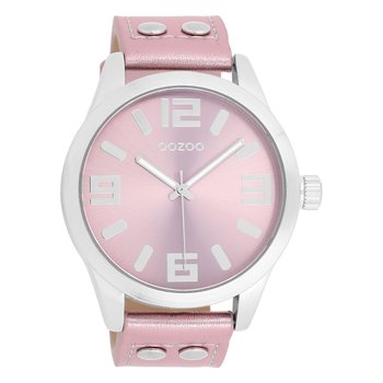Oozoo Damski zegarek na rękę Timepieces Analog Leather różowy UOC1083A - Oozoo