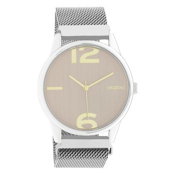 Oozoo damski zegarek na rękę Timepieces Analog Metal srebrny UOC10865 - Oozoo