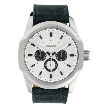 Oozoo Damski zegarek na rękę Timepieces Analog Skóra czarny UOC10317 - Oozoo