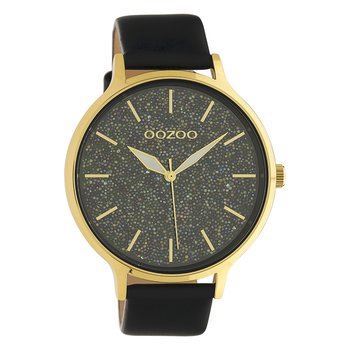 Oozoo Damski zegarek na rękę Timepieces Analog skóra czarny UOC10664 - Oozoo