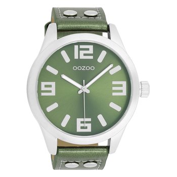 Oozoo damski zegarek na rękę Timepieces Analog skóra zielony UOC1081A - Oozoo