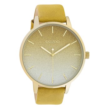 Oozoo damski zegarek na rękę Timepieces Analog skóra żółty UOC10833 - Oozoo