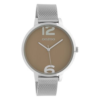 Oozoo Damski zegarek na rękę Timepieces analogowy Metal srebrny UOC10140 - Oozoo