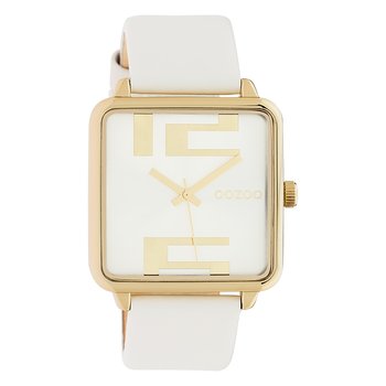 Oozoo damski zegarek na rękę Timepieces analogowy skóra biały UOC10360 - Oozoo