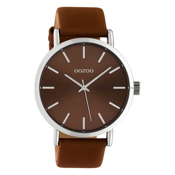 Oozoo damski zegarek na rękę Timepieces analogowy skóra brązowy UOC10450 - Oozoo