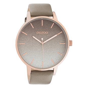 Oozoo damski zegarek na rękę Timepieces analogowy skóra brązowy UOC10832 - Oozoo